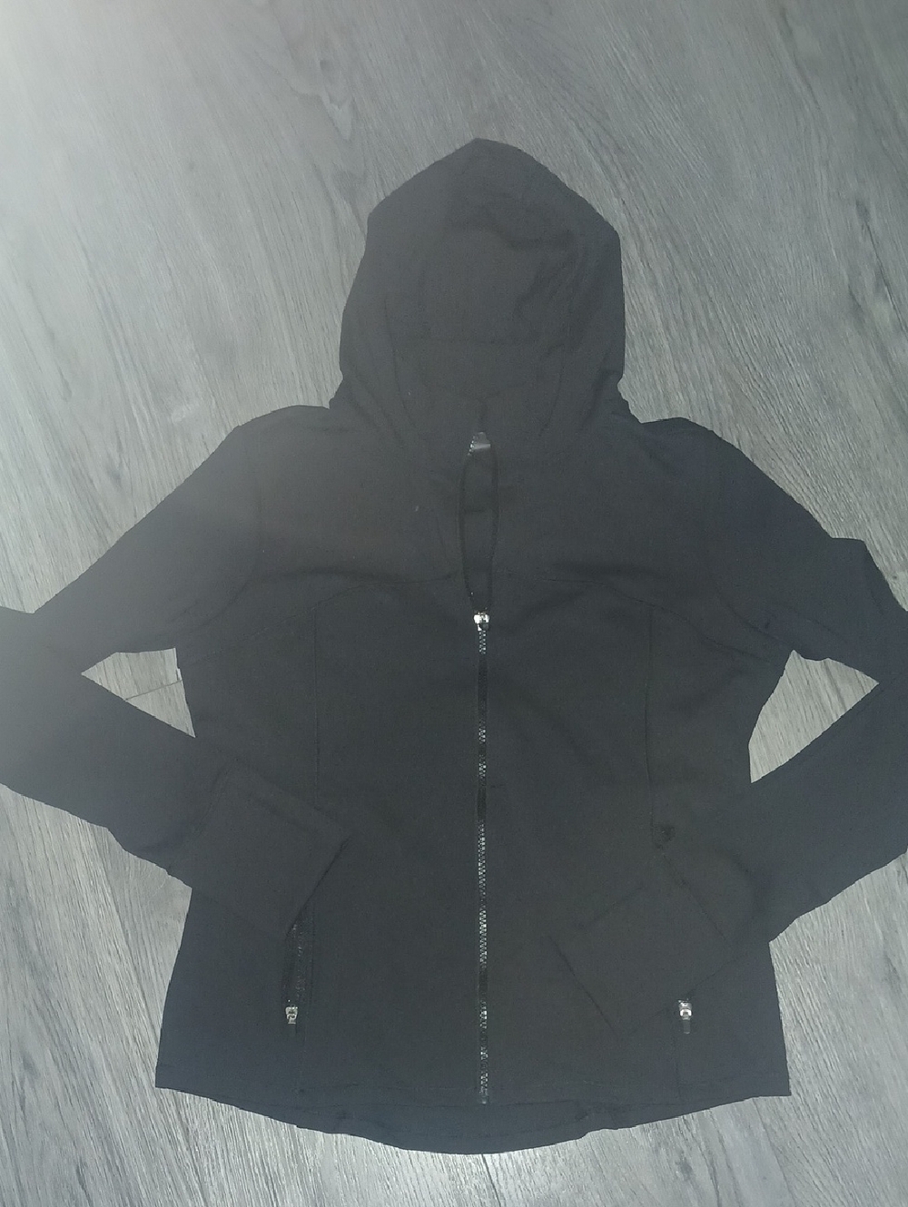 Black Women’s Hooded Zip Jacket - Performance Layer